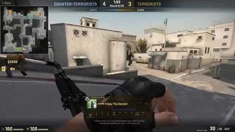 CSGO 1v5 Clutch Dust 2