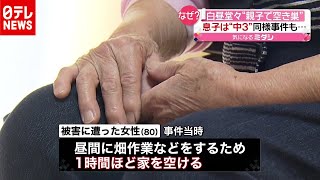 “親子で空き巣”息子は中３　被害８０歳女性語る（2020年10月27日放送「news every.」より）