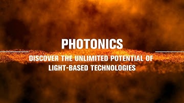 Photonics – the science of generating, controlling and detecting light – is the future