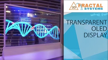 Transparent OLED Display - Arab Health ( Ministry of Health )