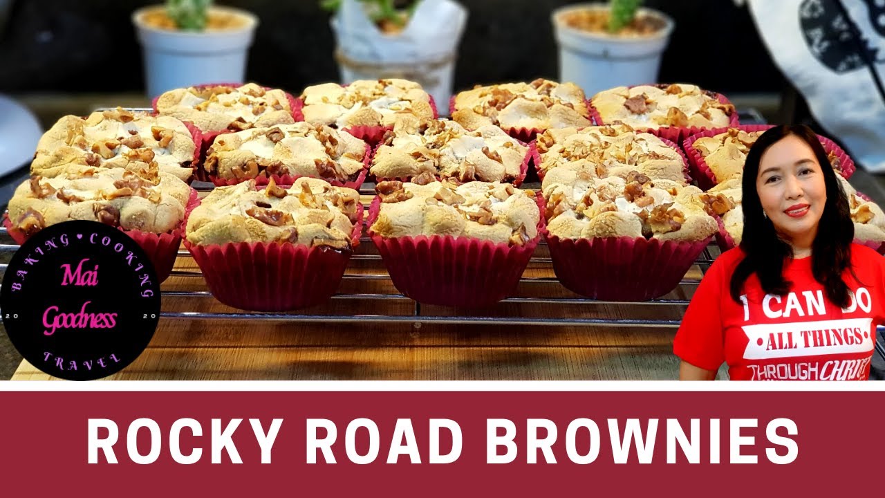 Rocky Road Brownies by Mai  Goodness | S'mores Brownies | Costing Included