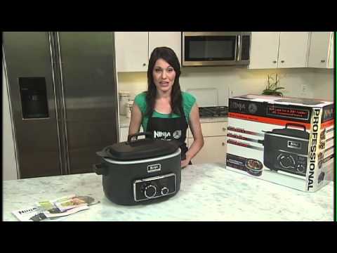 Ninja Multi-Cooker Plus (4 in 1) System - Slow Cooker, Stove Top, Oven and  Steamer (MC760) 