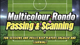 Fun Multicolour Rondo - Warm Up / Skills Drill