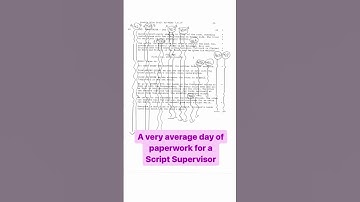 A Script Supervisors