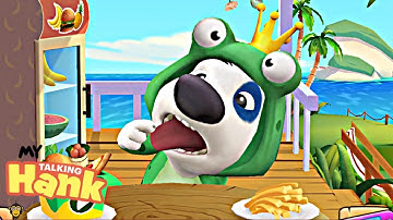 My Talking Hank - Gameplay Walkthrough Part 50 - Frog Onesie: Splashy (iOS, Android)