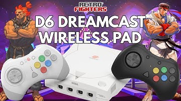 Retro Fighters D6 Wireless Pad for Dreamcast, Switch, & PC