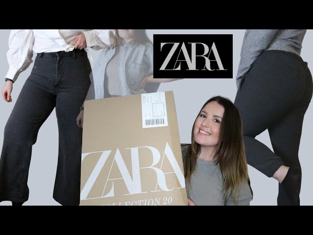 NEW IN ZARA JEANS SS22 TRY ON HAUL & OUTFIT INSPO 