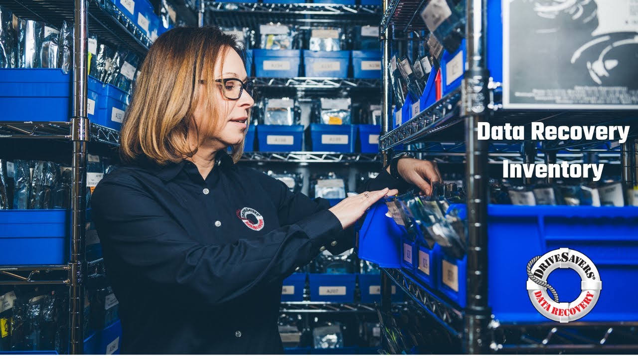 Data Recovery Inventory - DriveSavers - YouTube