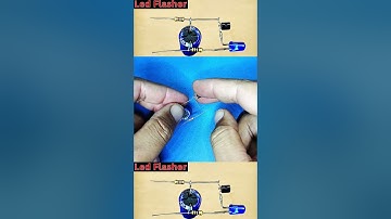 Led Flasher Circuit #ledflasher #ledflashercircuit #shorts