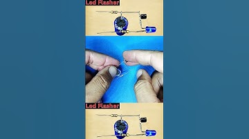 Led Flasher Circuit #ledflasher #ledflashercircuit #shorts