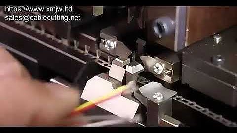 Automatic Wire Cutting Stripping And Terminal Crimping Machine