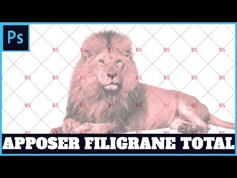 Vidéo: Comment ajouter un filigrane dans Photoshop CC 2019 ?