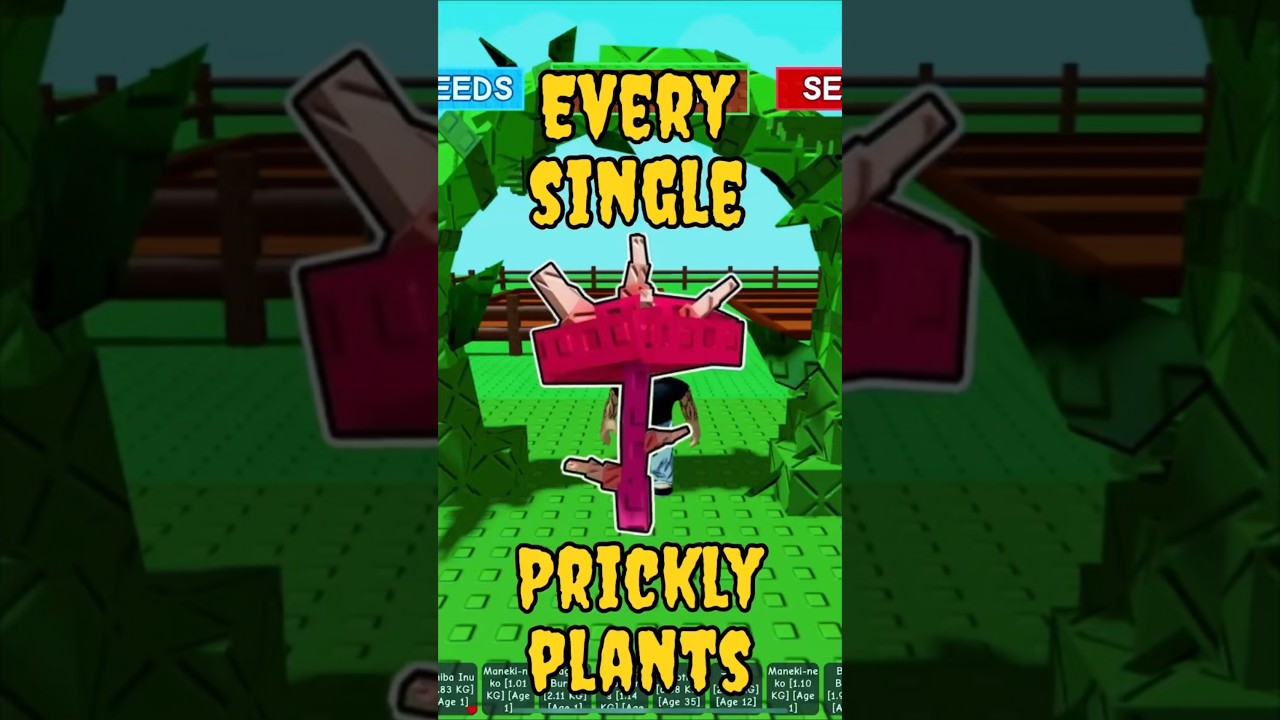 “Every Prickly Plant in Grow a Garden! 🌱 (Jack’s Favorites)”