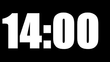 14 MINUTE TIMER | LOUD ALARM  ⏰
