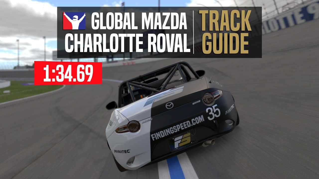 iRacing track guide | Charlotte 2025 Roval (Global Mazda MX-5