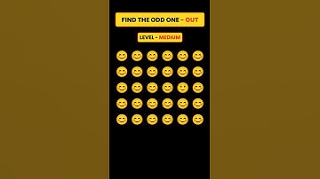 Memory Test 🤯 | Find The Odd Emoji Out | Part 20 | #shorts #quiz #quiztime