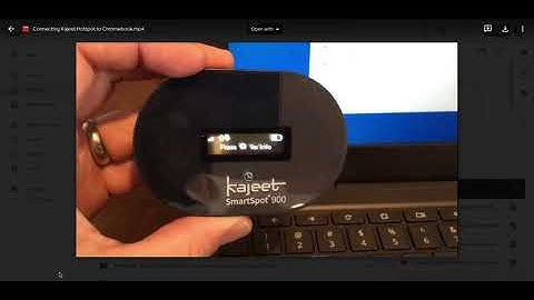SPANISH  Connecting Kajeet Hotspot to Chromebook