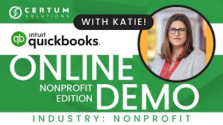 DEMO | QuickBooks Online  NonProfit Edition