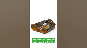 potassium is so soft that it can be cut with knife #chemistry #shortsvideo #physics #practical