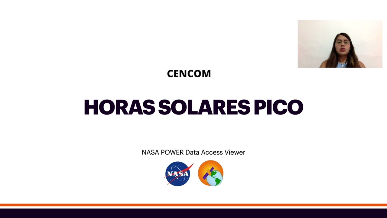 ¿Cómo obtener las horas solares pico HSP de la NASA?