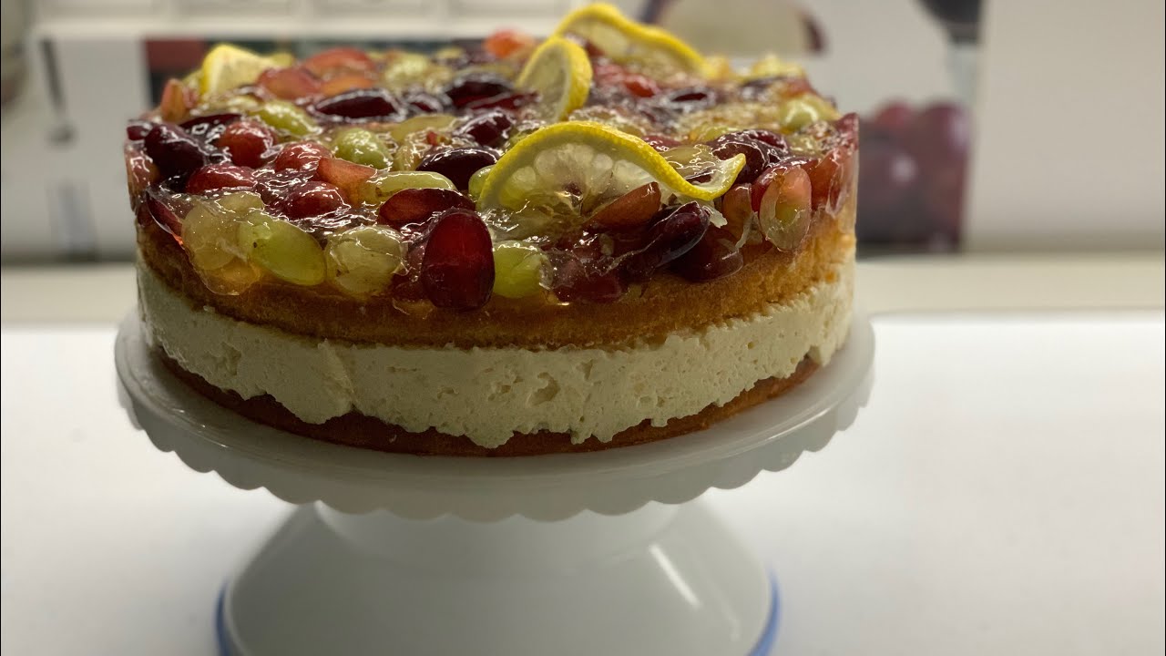 Потрясающий торт «виноградный сабайон» Как же это вкусно 😋 