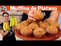 SI Tienes Plátanos en Casa HAZ esta Delicia | La Receta de Muffins mas Rica que puedes Hacer |