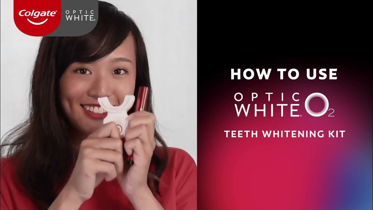 How to use Teeth Whitening Kit Colgate Teeth Whitening Kit YouTube