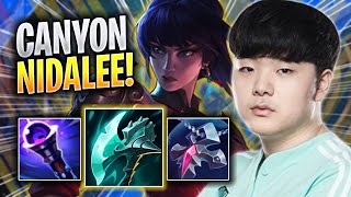 CANYON CHILLING WITH NIDALEE - DK Canyon Plays Nidalee JUNGLE vs Lee Sin | Season 2023