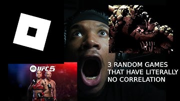 THE MOST RANDOM GAMING VIDEO | 3 Random Games (DEBUT UPLOAD)