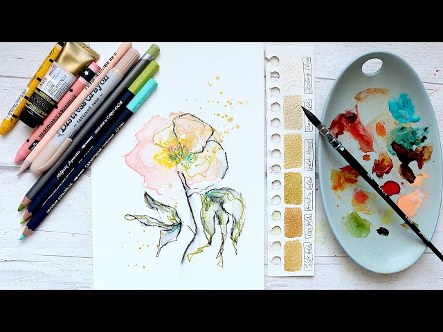 Collab with Irit Landgraf | Botanical Watercolour with Mixed Media