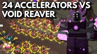 24 ACCELERATORS VS VOID REAVER | ROBLOX Tower Defense Simulator