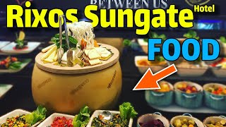 Rixos Sungate FOOD:  WALKING TOUR Travel Vlog : Rixos Sungate