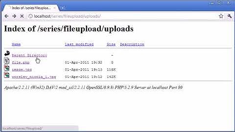 Beginner PHP Tutorial   90   Uploading Files  Restricting File Extensions Part 1