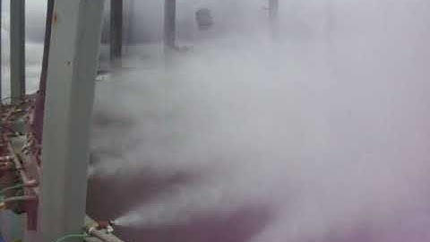 TRC Raring Corp. ADS Dry Fog at Unloading Hoppers in Africa