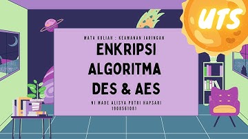 Enkripsi dengan Algoritma DES dan AES - UTS Keamanan jaringan