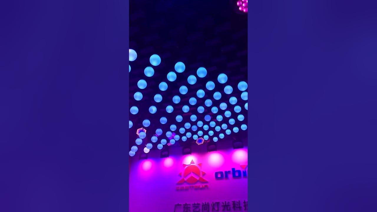 LED balls lights - YouTube