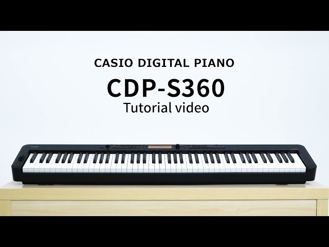 Цифрове піаніно CASIO CDP-S360BK