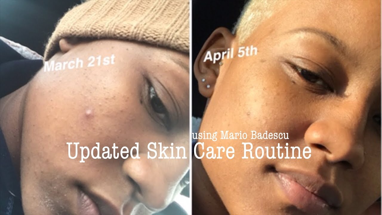 Daytime/Nighttime Skincare Routine | Using Mario Badescu Products - YouTube