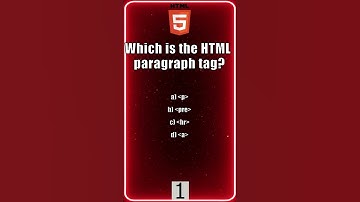 HTML5 Quiz