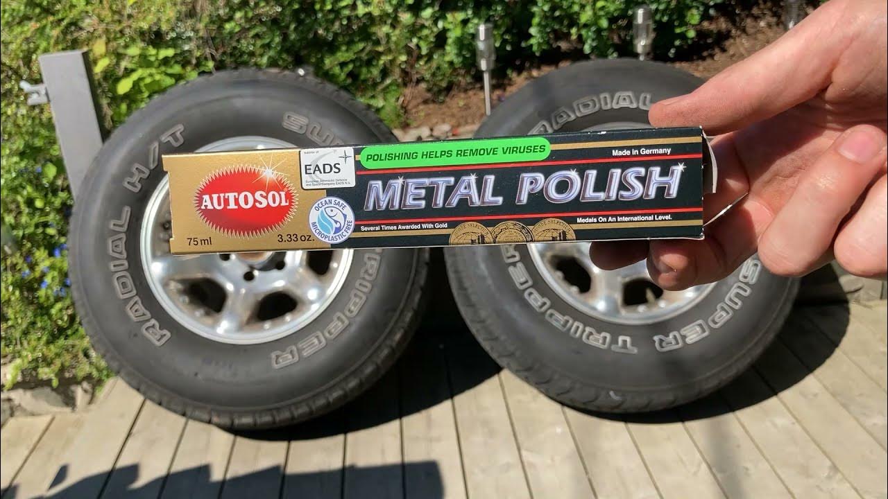 Autosol metal polish A quick way to renew your chrome YouTube