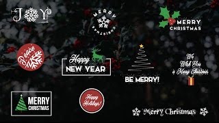 Christmas Titles & Lower Thirds - FCPX Templates
