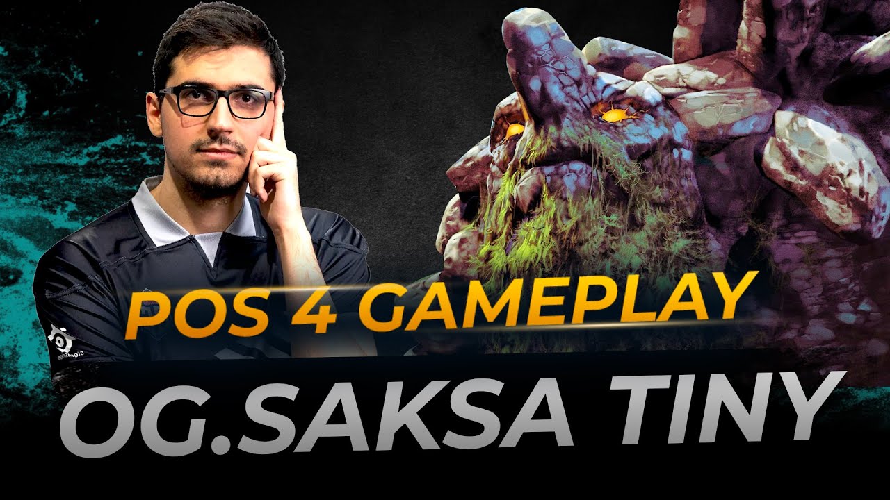 OG.Saksa plays Tiny | Full Gameplay Dota 2 Replay
