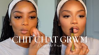 chit chat grwm | getting more personal, updated everyday makeup, life updates, &amp; more