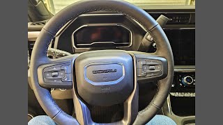 How to replace the std. uncomfortable steering wheel in a 2024 GMC 3500 HD Ultimate Denali.