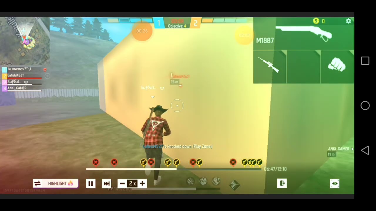 free free one tap playing - YouTube