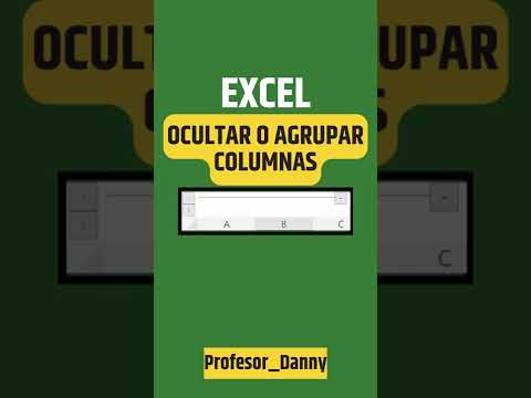 Vídeo: Podeu etiquetar columnes agrupades a Excel?