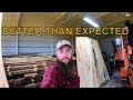 You Will Want To See This, Amazing Crotch Pine Log On The Sawmill