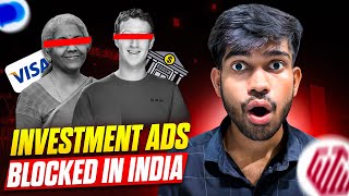 Investment Ads Blocked in India | Facebook Ads Shocking Update
