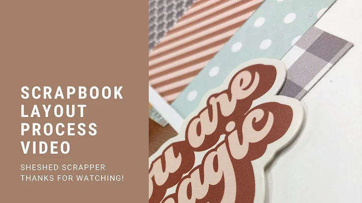 Scrapbook Layout Process Video: Using NEW Reese Co...