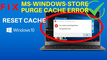 Ms Windows Store Purge Caches App Didn